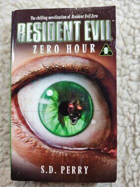 Resident Evil Zero Hour SD Perry Paperback 2004 Pocket Star Horror Novel Used
